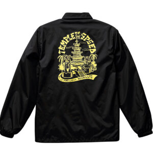 STRUSH / Temple of The Speed Coach Jacket (Black) Art by 2YANG