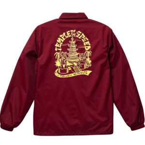 STRUSH / Temple of The Speed Coach Jacket (Burgundy) Art by 2YANG