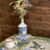 RAJABROOKE / ASIAN BATIK TATAMI WHITE BLUE (小) - 画像 (10)