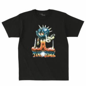 TIMESCAN / SPIKE DUDE TEE art by Ryota Daimon [BLACK]