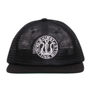 WHIMSY / MARINE LOGO MESH CAP (BLACK)