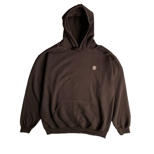 JAROW  / 宝冠鳥LOGO HOODIE - DARK CHOCOLATE - Image 2