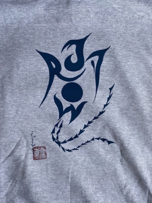 JAROW  / 宝冠鳥LOGO HOODIE - ASH - Image 4