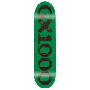 GX1000 / OG LOGO DECK BLACK STAIN GREEN – 8.125