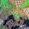 RAJABROOKE x JAROW  / ASIAN BATIK TENUGUI - BLACK & HIJAU - 画像 (5)