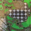 RAJABROOKE x JAROW  / ASIAN BATIK TENUGUI - BLACK & HIJAU - 画像 (6)