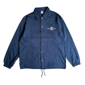 JAROW x WT / Embroidery logo Cotton Coach Jacket – NAVY