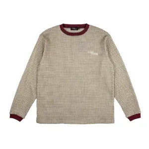 TIME SCAN / WAFFLE KNIT SWEATER