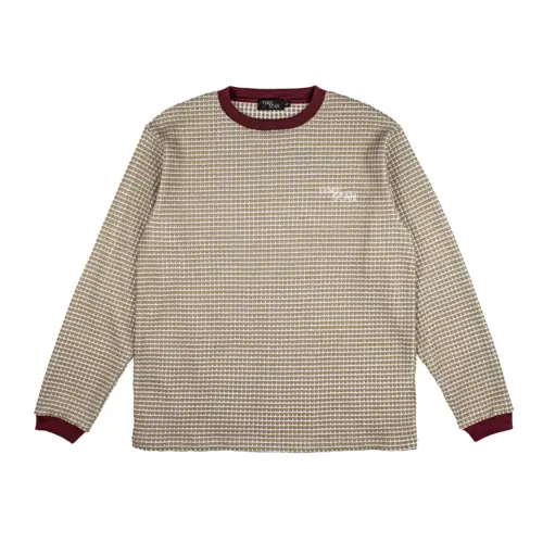 TIME SCAN / WAFFLE KNIT SWEATER