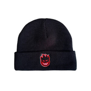 SPITFIRE / BIGHEAD FILL CUFF BEANIE – BLACK/RED/WHITE