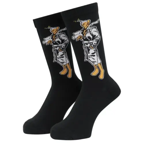 WHIMSY / PEEPO-SAN SOCKS - BLACK