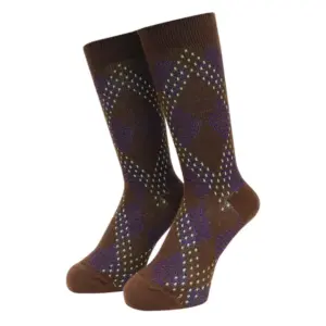 WHIMSY / BIG ARGYLE SOCKS – BROWN