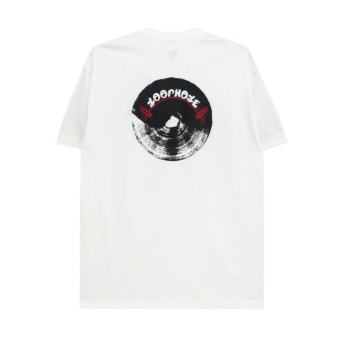 LOOPHOLE WHEEL / BRIDGE BRUSH T-SHIRT - WHITE