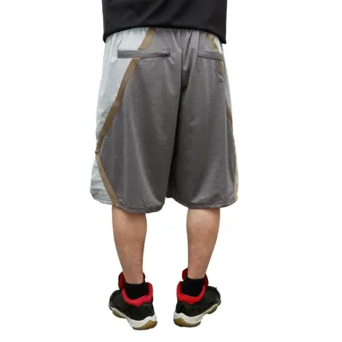 WHIMSY / BASKET MESH SHORT - GREY - 画像 (8)