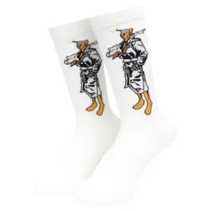 WHIMSY / PEEPO-SAN SOCKS – WHITE