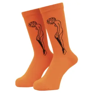 WHIMSY / CATHIE SOCKS – ORANGE
