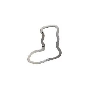 WHIMSY / SOCKS LOGO CARABINER – SILVER