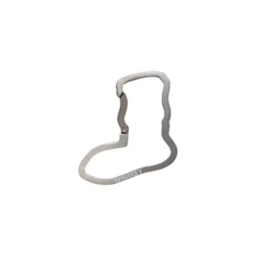 WHIMSY / SOCKS LOGO CARABINER - SILVER