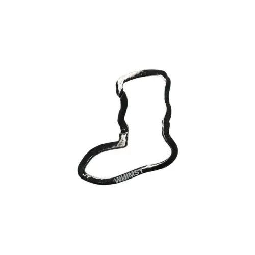 WHIMSY / SOCKS LOGO CARABINER - BLACK