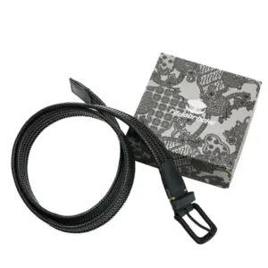 RAJABROOKE / STRETCH BELT – CHARCOAL
