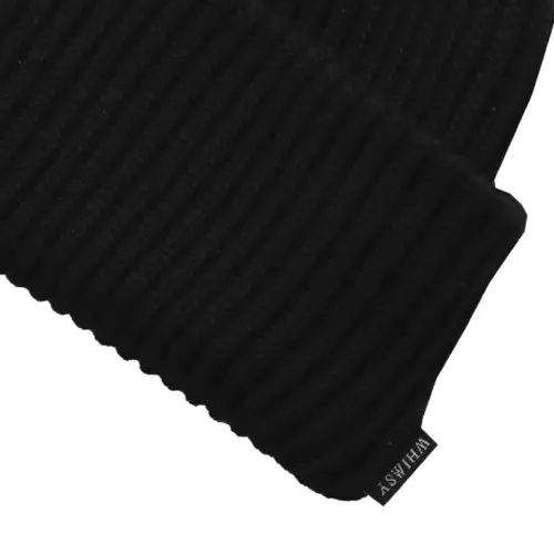 WHIMSY / FINE GAUGE BEANIE - BLACK - 画像 (2)