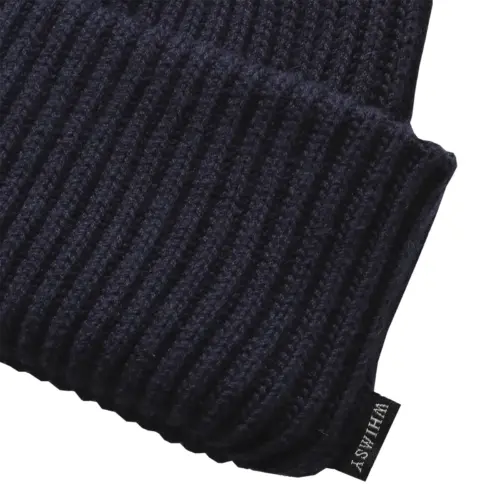 WHIMSY / FINE GAUGE BEANIE - NAVY - 画像 (2)