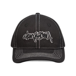 TIMESCAN / SCRIPT LOGO CAP – BLACK