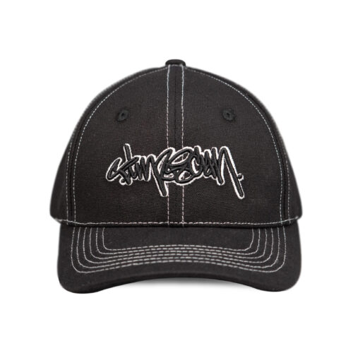 TIMESCAN / SCRIPT LOGO CAP - BLACK