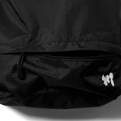 川 KAWA / RIPSTOP KNAPSACK - 黒 - 画像 (5)