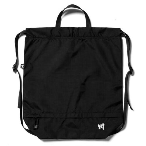 川 KAWA / RIPSTOP KNAPSACK - 黒 - 画像 (3)