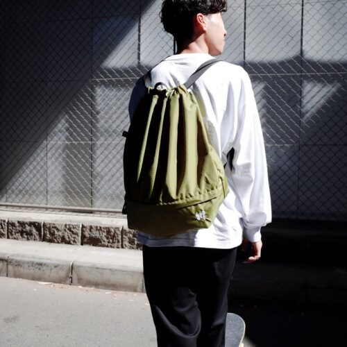 川 KAWA / RIPSTOP KNAPSACK - 緑 - 画像 (2)