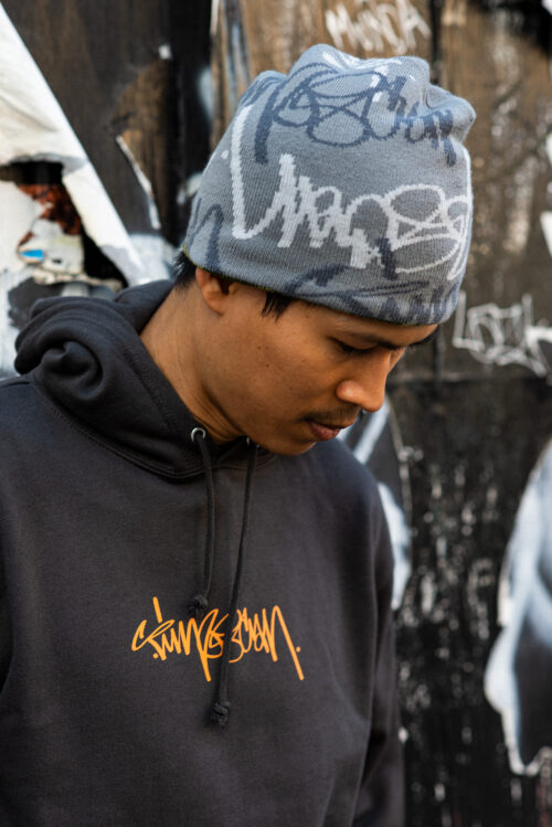 TIMESCAN / SCRIPT REVERSIBLE BEANIE - 画像 (4)
