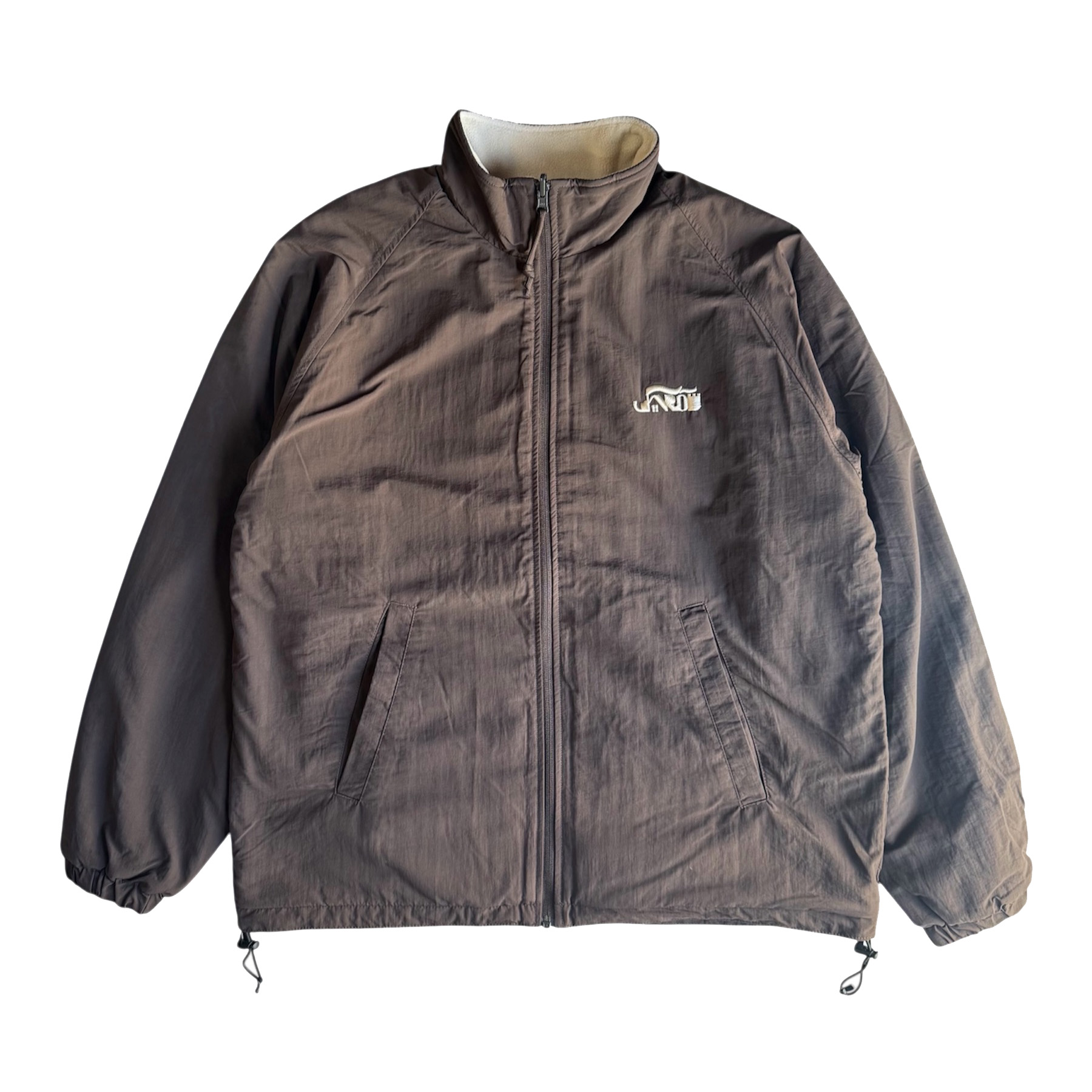 JAROW / Reversible Stand Jacket - Dark Chocolate / Beige