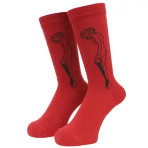 WHIMSY / CATHIE SOCKS -RED