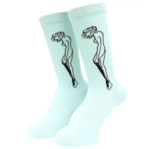 WHIMSY / CATHIE SOCKS – LIGHT BLUE