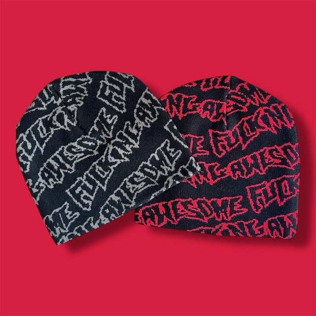 FUCKING AWESOME / FA Stamp Repeat Skully - Black / Grey - 画像 (3)
