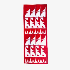JAROW / KITEN PATTERN 手拭い – 紅色