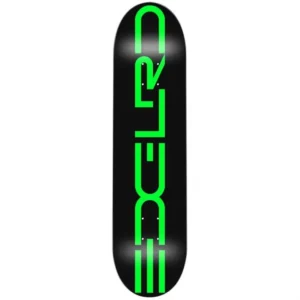 EDGLRD / Tech Script Team DECK – Black / Green – 8.25