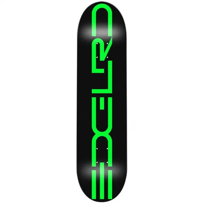 EDGLRD / Tech Script Team DECK - Black / Green - 8.25
