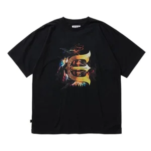 EVISEN / CLASSIC E LOGO TEE – Black