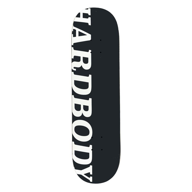 HARDBODY / CLASSIC LOGO DECK - (BLACK/WHITE) - 8.25