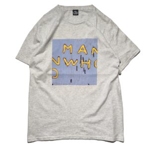MANWHO / “Letters” TEE – アッシュ