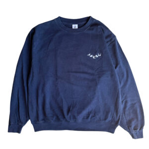 JAROW / Kiten 1 Point Logo Fade Wash Crewneck Sweat – Fade Navy